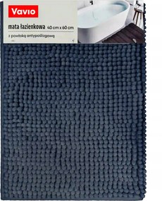 Fürdőszobaszőnyeg csúszásgátló bevonattal 40x60cm, sötétkék 1300 Gsm