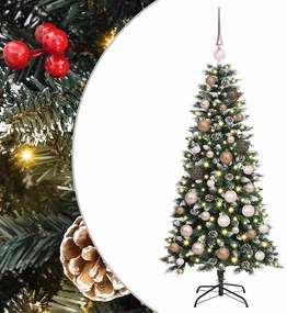 Mű karácsonyfa LED -es lámpákkal Zöld 120 cm PVC