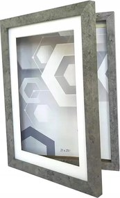 Rajzkeret, 21X29, 7 CM, Betonszínű