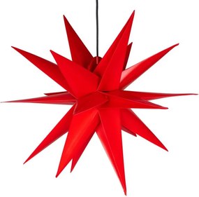 NEXOS Karácsonyi dekoráció csillag időzítővel 1 LED 55 cm