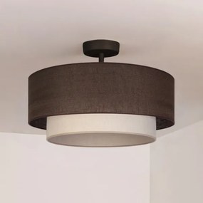 Brilagi - LED felületre szerelhető csillár BOHO ECO 1xE27/10W/230V Ø 40 cm barna/krémszínű