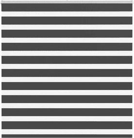 vidaXL zebrafüggönnyel fekete szövetszélesség 140,9 cm poliészter