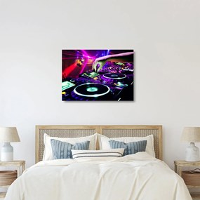 Üveg kép - DJ (70x50 cm)