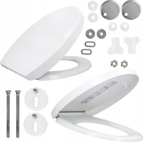 Wc-ülőke Szabadonálló Wc-ülőke Kihúzható Duroplast