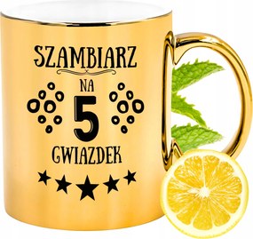 Arany csillogó bögre a sámánnak Ajándék fényképes nyomtatással