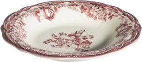 24 részes porcelán étkészlet bordó