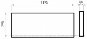 LED mennyezeti panel ILLY LED/36W/230V