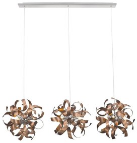 Luxera 64421 - Csillár zsinóron RIBBON 3xG9/33W/230V