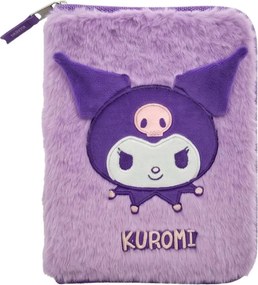 Hello Kitty Kuromi Purple plüss tolltartó töltött 2 emeletes
