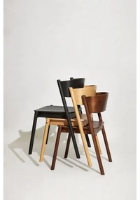 Fekete tölgy étkezőszék Oblique - Hübsch