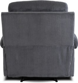 Dönthető fotel szürke kordbársony, TORRES