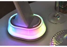 Immax 08973L - CORELLA LED RGB asztali lámpa, 7W, 12V, fekete, dimmelhető