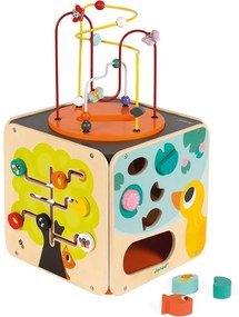 Janod - Interaktív blokk labirintussal MULTI ACTIVITY