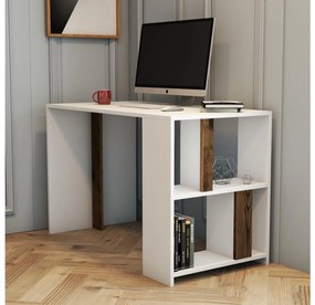 PC asztal Limba (fehér + dió). 1088795
