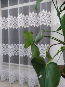 Mg Függöny jacquard 619/89 Fehér 250cm magas lengyel 0,5m