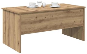 Dohányzóasztal kézműves tölgy 102 x 50,5 x 46,5 cm Faanyag