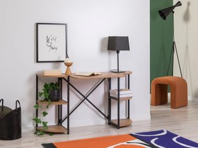 Íróasztal Kusime (atlanti fenyő + fekete)  . 1094968