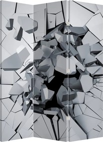 Paraván - 3D absztrakció (126x170 cm)