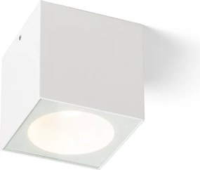 RENDL SENZA SQ mennyezeti lámpa fehér átlátszó üveg 230V LED 6W IP65 3000K