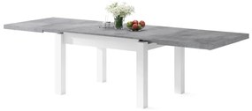 Mazzoni ROYAL Millenium Beton/Fehér Matt - 270 cm-es NYITHATÓ ASZTAL!