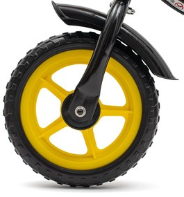 Gyerek futóbicikli fékkel Baby Mix Traveller fekete