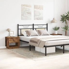 Éjjeli asztal 2 db Régi fa 45x34x45 cm Mérnökelt fa