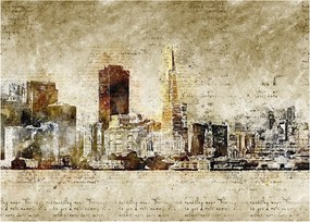 Kép - Művészileg renderelt város (70x50 cm)