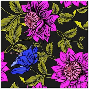 Poszterek 100x100 Virágok Levelek