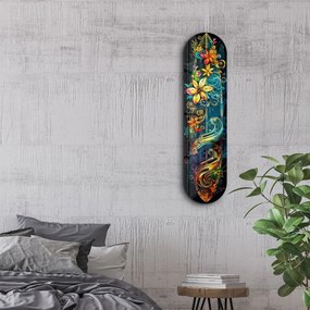 Hawaiian edzett üvegkép, 20 x 80 cm