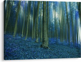 Kép - Kék erdő (70x50 cm)