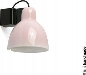 Faro Venice fali lámpa E27, kerámia, rózsaszín/fekete, IP20