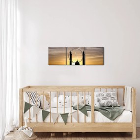 Emlékmű képe (órával) (90x30 cm)