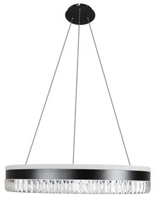 LED dimmelhető függeszték kábellel LED/80W/230V 3000-6500K fekete + DO