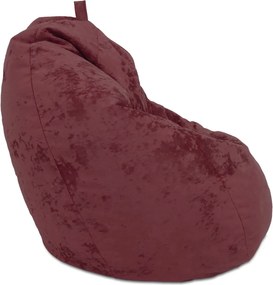 Mara babzsákfotel - E42 szövet - bordó - 200 liter R