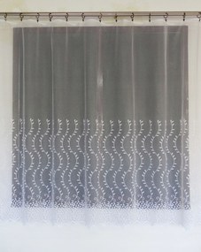 Mg Függöny 623/763 Fehér 350X150cm Kész Szalaggal