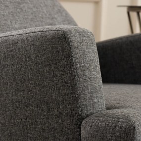Kana Bergere fotel sötétszürke