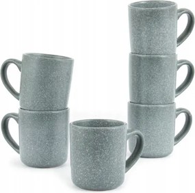 Bögre szett Kávéscsésze Füllel Csillagszürke 400 ml 6 db