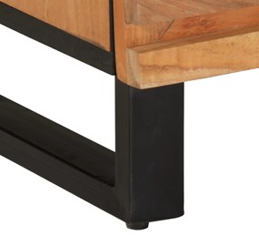 tömör akácfa TV-szekrény 70 x 34 x 46 cm