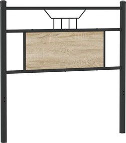 vidaXL sonoma tölgyszínű szerelt fa és acél csere fejtámla 80 cm