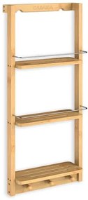 Casaria® Bambusz polc - 70x28,5x10 cm