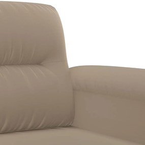 tópszínű mikroszálas szövet kanapéfotel 60 cm