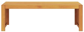 Kerti Kávéasztal 110x55x35 cm Tömör Fa Akác