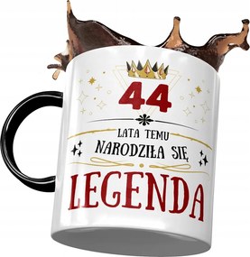 Fekete Bögre Születésnapra 44 44-es 44-es Ajándék Nyomtatott Fotóval