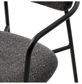 Sötétszürke étkezőszék Zama – Unique Furniture