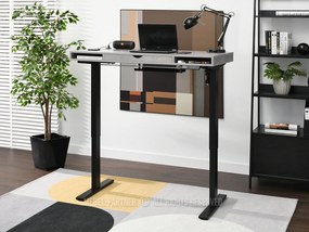 PC asztal Osto 120 (beton + fehér). 1109822