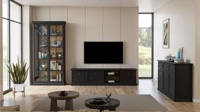 Vitrin, fekete grafit, LOCCA W2D