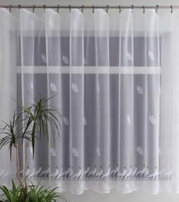 Mg Függöny 35425 Fehér 300x160cm Bt szegélyezett lengyel