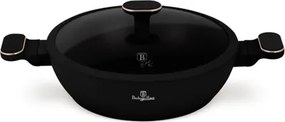 BerlingerHaus Alacsony lábas fedővel (3.8 L) Black Rose Collection (LP-BH-250)