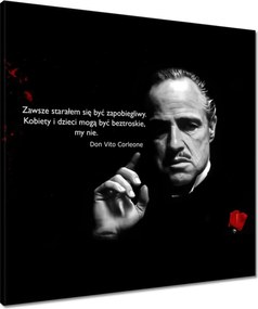 Vászonkép 60x60 Godfather Don Idézetek