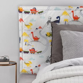 Falvédő gyerekszobába - dinók (sárga)